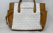 Load image into Gallery viewer, Nanette Lepore Womens White Beige Leather Pockets Double Handles Shoulder Bag