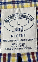 Load image into Gallery viewer, Brooks Brothers Mens Multicolor Plaid Long Sleeve Collared Button-Up Shirt Sz L