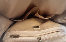 Load image into Gallery viewer, Guess Womens Pink Leather Studded Inner Pocket Adjustable Strap Backpack