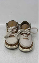 Load image into Gallery viewer, Nike Kids Air Jordan 3 Retro Beige Brown Lace-Up Basketball Shoes Size 8C
