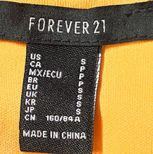 Load image into Gallery viewer, Forever 21 Womens Orange Sleeveless Cropped Blouse Top Size Small