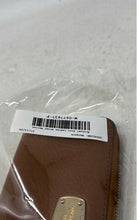 Load image into Gallery viewer, Michael Kors Womens Brown Leather Jet Set Travel Continental Zip-Around Wallet
