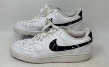 Load image into Gallery viewer, Nike Womens Court Vision Low DM8079-100 White Black Sneaker Shoes Size 8.5