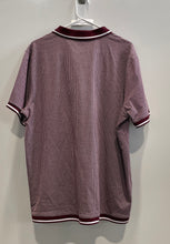 Load image into Gallery viewer, Ted Baker Mens Purple Print Cotton Short Sleeve Collared Polo Shirt Size 5