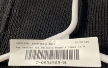 Load image into Gallery viewer, Pat Sandler For Wellmore Womens Black Embellished Sweater Dress Size 12