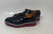 Load image into Gallery viewer, Johnston & Murphy Womens Black Leather Lace-Up Low Top Oxford Shoes Size 9 M