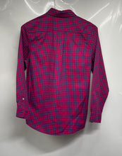 Load image into Gallery viewer, Vineyard Vine Boys Red Blue Long Sleeve Button-Up Shirt Size Small
