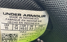 Load image into Gallery viewer, Under Armour Mens Harper 6 Elite TPU 3024320-001 Black Baseball Cleats Size 15
