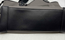 Load image into Gallery viewer, Rosetti Womens Janet Gray And Black Outer Pocket Double Handle Shoulder Purse