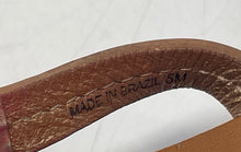 Load image into Gallery viewer, Authentic Tory Burch Womens Miller Gold-Tone Brown Slip-On Thong Sandals Size 5M