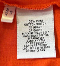 Load image into Gallery viewer, Bugatchi Mens Orange Short Sleeve Collared Zip Golf Polo Shirt Size Medium
