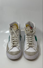 Load image into Gallery viewer, Nike Womens Blazer Mid 77 White Leather Lace-Up Sneakers Shoes Size 7