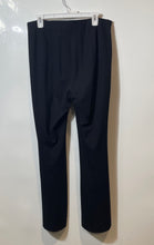 Load image into Gallery viewer, Ann Taylor Womens Black Flat Front Side Zip Straight Leg Dress Pants Size 12