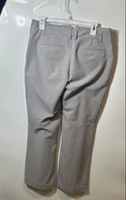 Load image into Gallery viewer, Express Womens Gray Flat Front Pockets Columnist Straight Leg Dress Pants Size 6