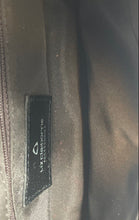 Load image into Gallery viewer, Liz Claiborne Womens Brown Faux Leather Inner Pocket Zip Top Shoulder Handbag