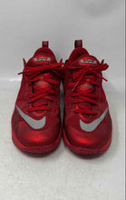 Load image into Gallery viewer, Nike Mens LeBron 12 Low Red Silver Lace-Up Low Top Sneaker Shoes Size 11