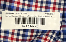 Load image into Gallery viewer, Ralph Lauren Mens Multicolor Cotton Long Sleeve Slim Fit Button-Up Shirt Size SP
