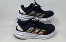 Load image into Gallery viewer, Adidas Womens Astrastar Black Multicolor Low Top Lace-Up Sneaker Shoes Size 6.5