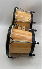 Load image into Gallery viewer, MUSICUBE Percussion Brown Color Musical Instrument Bongo Drums Pair