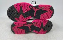 Load image into Gallery viewer, Nike Kids Air Jordan 6 Retro Low Black White Pink Lace-Up Sneaker Shoes Size 11C