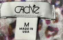 Load image into Gallery viewer, Cache Womens Multicolor Printed V-Neck Sleeveless Tank Top Size Medium