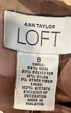 Load image into Gallery viewer, Ann Taylor Loft Womens Pink Single-Breasted Four-Button Blazer Size 8