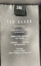 Load image into Gallery viewer, Ted Baker London Mens Black Pockets Modern Fit Straight Leg Dress Pants Size 34L