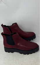 Load image into Gallery viewer, Franco Sarto Womens Balin Burgundy Leather Pull On Ankle Chelsea Boots Size 9.5