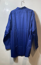 Load image into Gallery viewer, Van Heusen Mens Blue Long Sleeve Non-Iron Dress Shirt Size 18.5 35/36 Tall