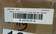 Load image into Gallery viewer, YD531 Black Electric Scooter For Kids With Manual Instruction Not Tested