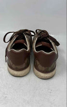 Load image into Gallery viewer, Coach Mens Clip G4949 Brown Monogram Print Low Top Lace-Up Sneaker Shoes Sz 7.5D