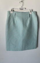 Load image into Gallery viewer, Antonio Melani Womens White Green Polka Dots Straight & Pencil Skirts Size 6