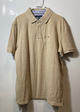 Load image into Gallery viewer, Tommy Hilfiger Mens Light Brown Cotton Short Sleeve Polo Shirt Size XL