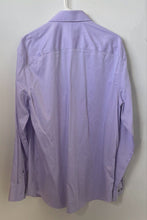 Load image into Gallery viewer, Calvin Klein Mens Lavender Regular Fit Collared Long Sleeve Dress Shirt Size L