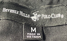 Load image into Gallery viewer, Beverly Hills Polo Club Mens Black Long Sleeve Button-Up Shirt Size Medium