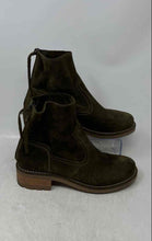 Load image into Gallery viewer, Antonio de Faria Womens Mila Dark Green Suede Round Toe Ankle Boots Size 7.5
