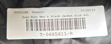 Load image into Gallery viewer, Hugo Boss Mens Black Long Sleeve Peak Lapel Double-Breasted Blazer Size 44L