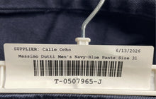 Load image into Gallery viewer, Massimo Dutti Mens Navy Blue Denim 5 Pocket Design Straight Jeans Pants Size 31