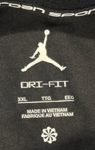 Load image into Gallery viewer, Air Jordan Mens Black Printed Cotton Short Sleeve Crew Neck T-Shirt Size XXL