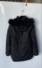 Load image into Gallery viewer, Zara Trf Collection Womens Black Long Sleeve Pockets Winter Parka Coat Size S