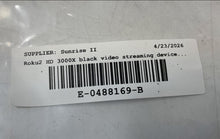 Load image into Gallery viewer, Roku 3000X 2nd Generation Black Video HD Digital Media Streamer Not Tested