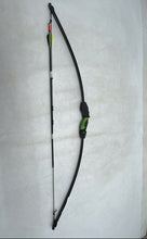 Load image into Gallery viewer, Barnett Lil' Sioux S1OUX Black Green Recurve Compound Archery Bow