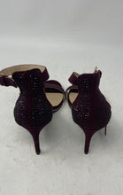 Load image into Gallery viewer, Marc Fisher Womens Betye Red Open Toe Adjustable Ankle Strap Heels Size 8 M