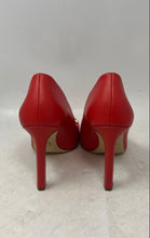Load image into Gallery viewer, Michael Kors Womens Red Pointed Toe Slip-On Pump Heels Size 7.5M