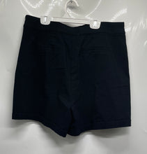 Load image into Gallery viewer, INC International Concepts Womens Black High Waist Side-Zip Bermuda Shorts Sz 16