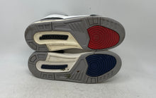 Load image into Gallery viewer, Nike Boys Air Jordan 3 DM0967-106 White Gray Lace-Up Sneakers Shoes Size 6.5Y