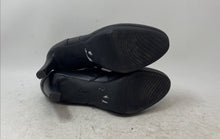 Load image into Gallery viewer, Clarks Womens Ambyr Rise Black Leather Round Toe Side Zipper Ankle Boots Size 9M