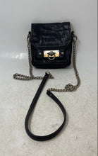 Load image into Gallery viewer, Frye Womens Black Leather Detachable Chain Strap Flap Over Lined Crossbody Bag