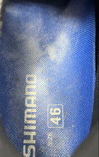 Load image into Gallery viewer, Shimano Mens M076 SPD Black Adjustable Hook & Loop Cycling Shoes Size 11.2