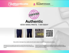 Load image into Gallery viewer, Authentic Simply Vera Vera Wang Womens Navy Blue Straight Leg Dress Pants Size 8